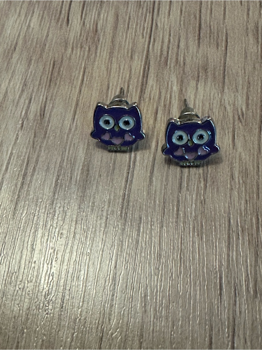 Purple Owl Stud Earrings - Kids Accessories